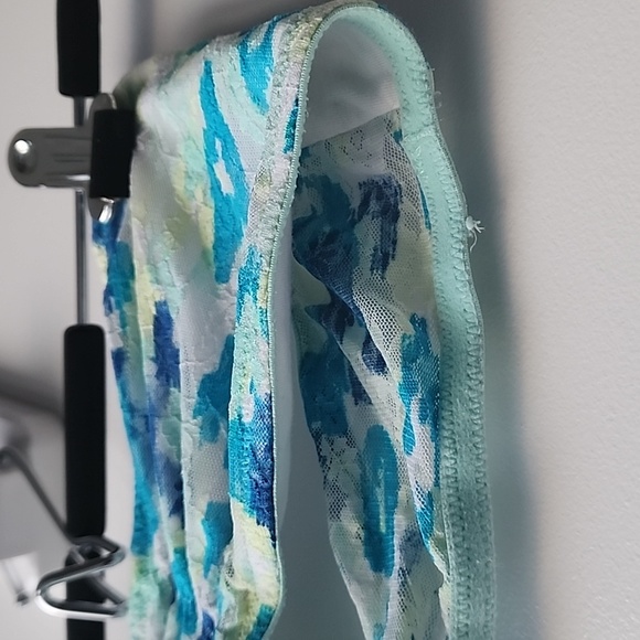 PINK by Victoria's Secret Multi Colour Lace Stretch Knit Elastic Bandeau - Picture 2 of 7